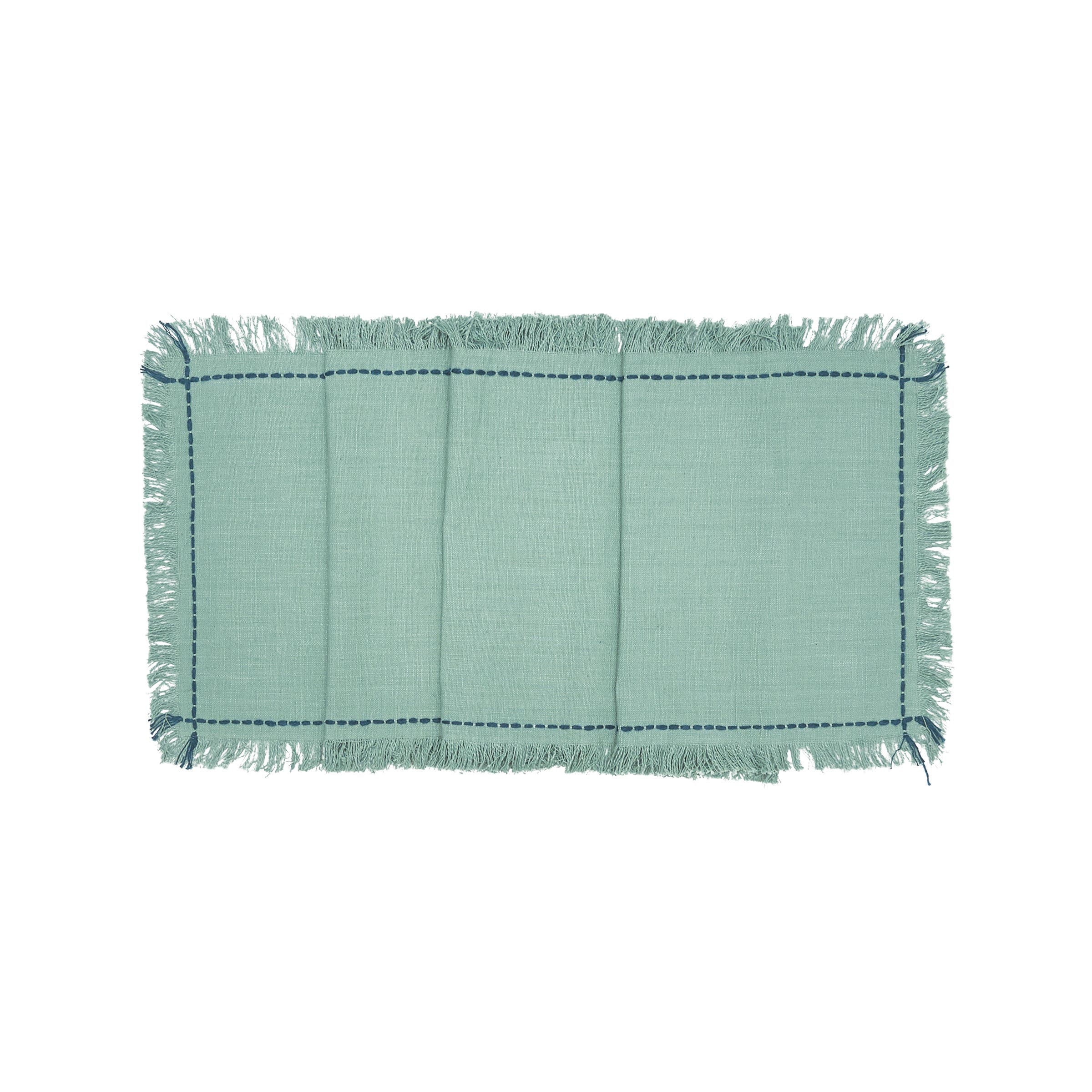 Carol & Frank Cheryl Runner In Green