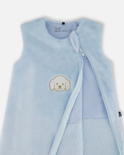 Deux Par Deux Baby Boy Plush Sleep Sack In Blue
