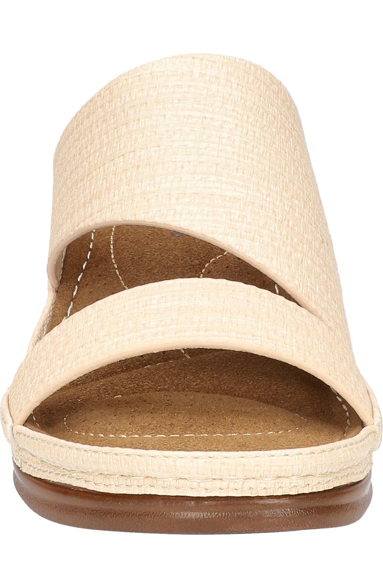 EASY STREET Larrain Wedge Slide Sandal, Alternate, color, Natural Woven