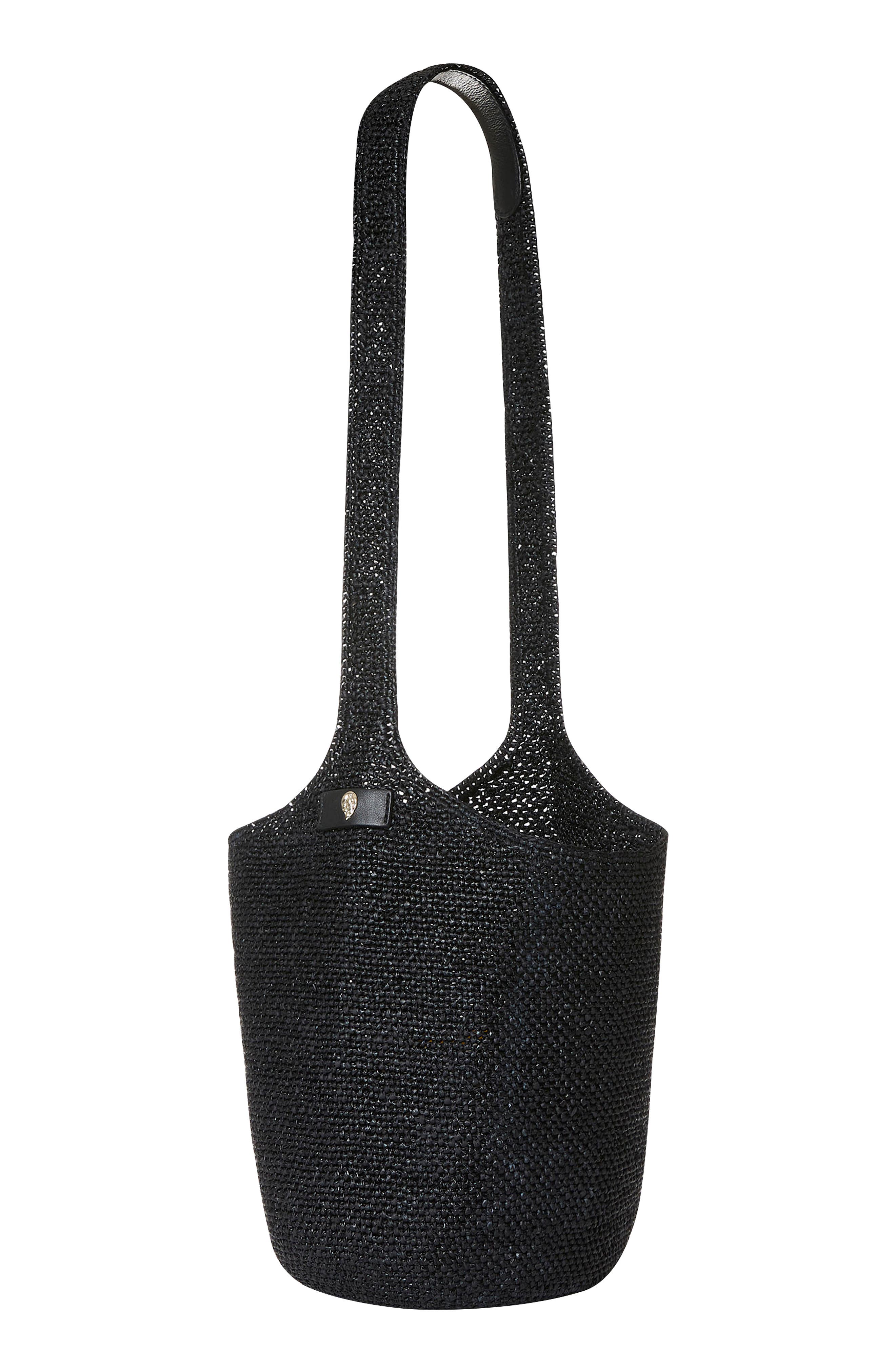 Helen Kaminski Small Rafia Sac Bucket Bag, Alternate, color, 