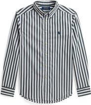 Polo Ralph Lauren Kids' Striped Cotton Poplin Shirt