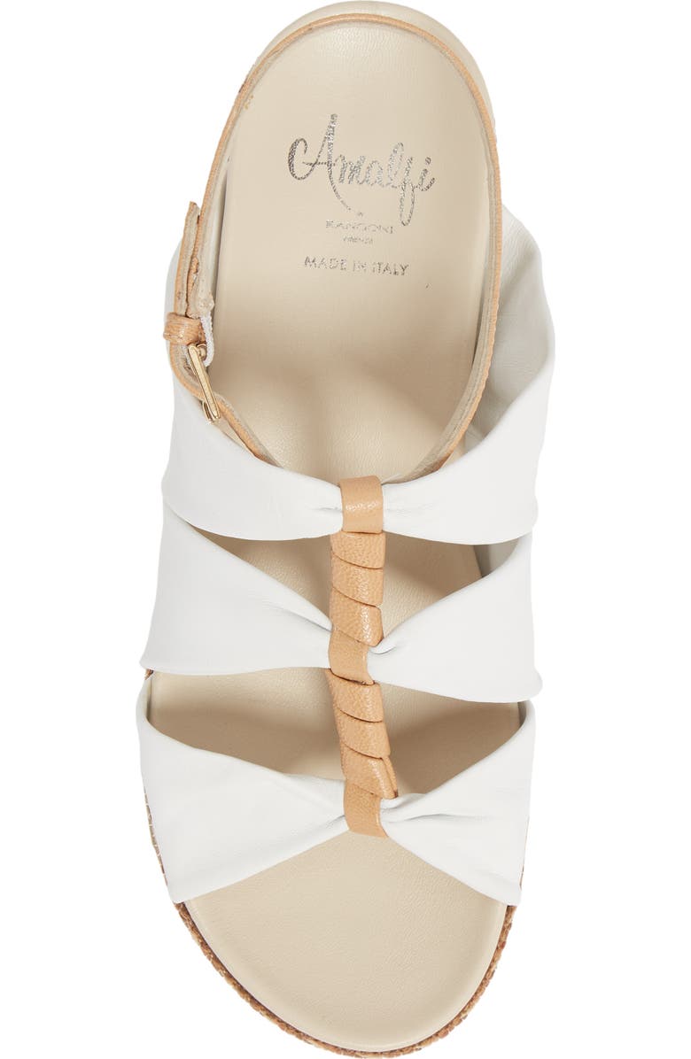 Amalfi by Rangoni Brent Sandal, Alternate, color, White Parmasoft