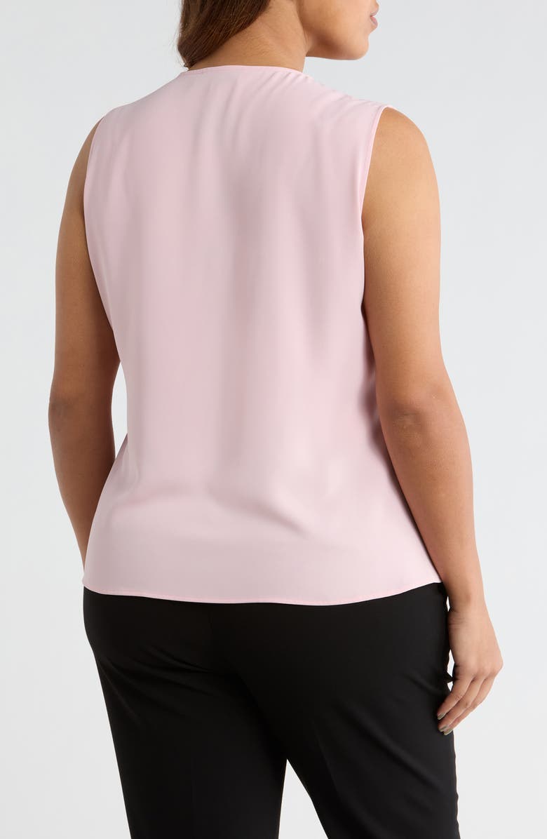 KASPER Cascade Ruffle Sleeveless Top, Alternate, color, Tutu Pink