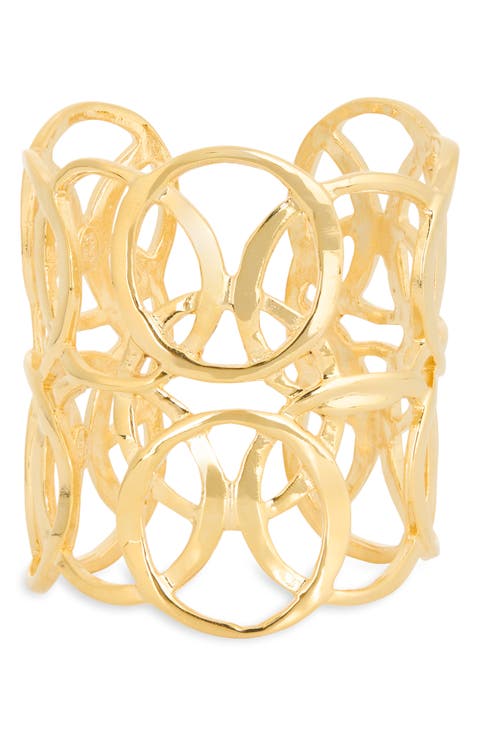 Geometric Cuff Bracelet