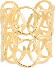 Kenneth Jay Lane Geometric Cuff Bracelet