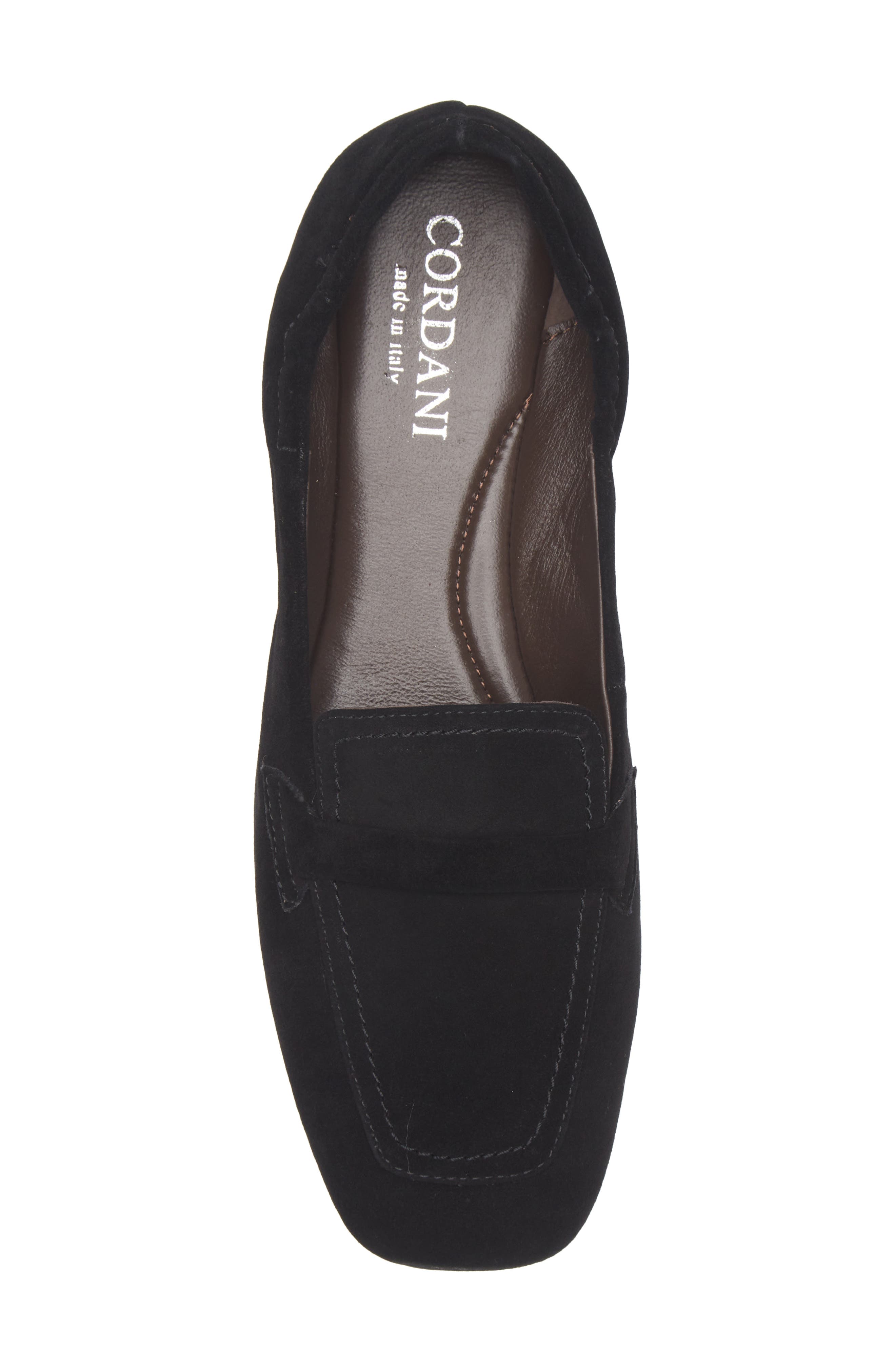 Cordani Myla Loafer, Alternate, color, Black Suede