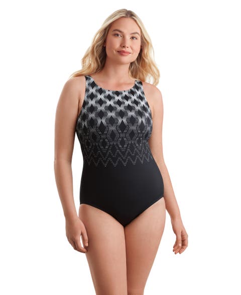 Highneck Tank Chlorine Resistant One-Piece Swimsuit