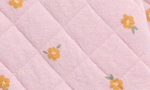 7 For All Mankind Quilted Jacket & Pants Set In Pink
