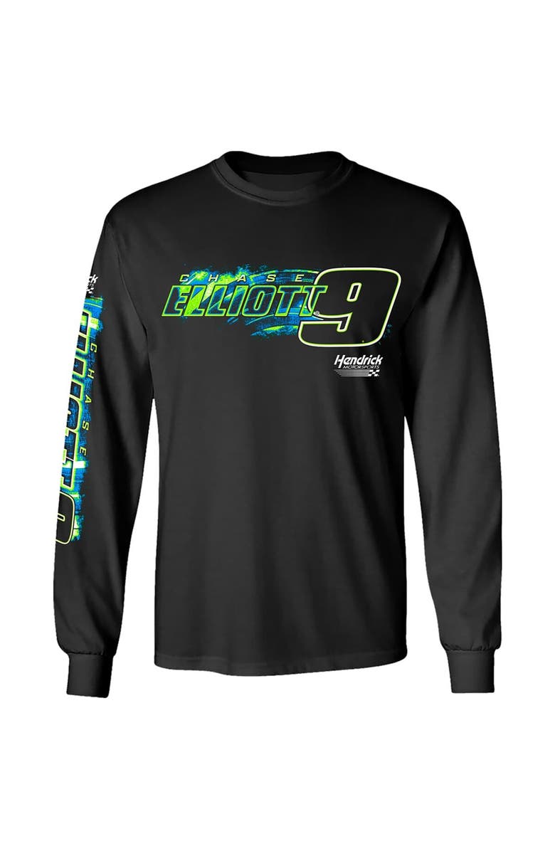 HENDRICK MOTORSPORTS TEAM COLLECTION Men's Hendrick Motorsports Team Collection  Black Chase Elliott Name & Number Long Sleeve T-Shirt, Alternate, color, 