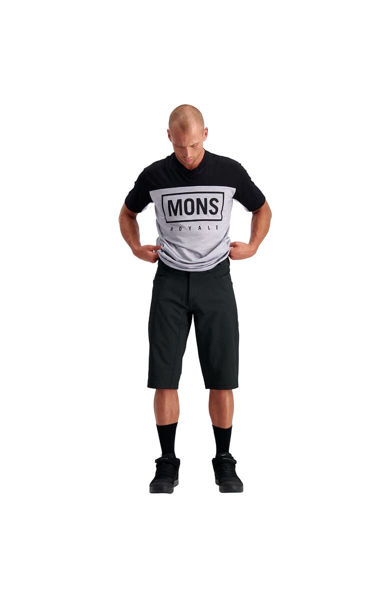 Mons Royale Momentum 2.0 Bike Short - Men's, Alternate, color, Black