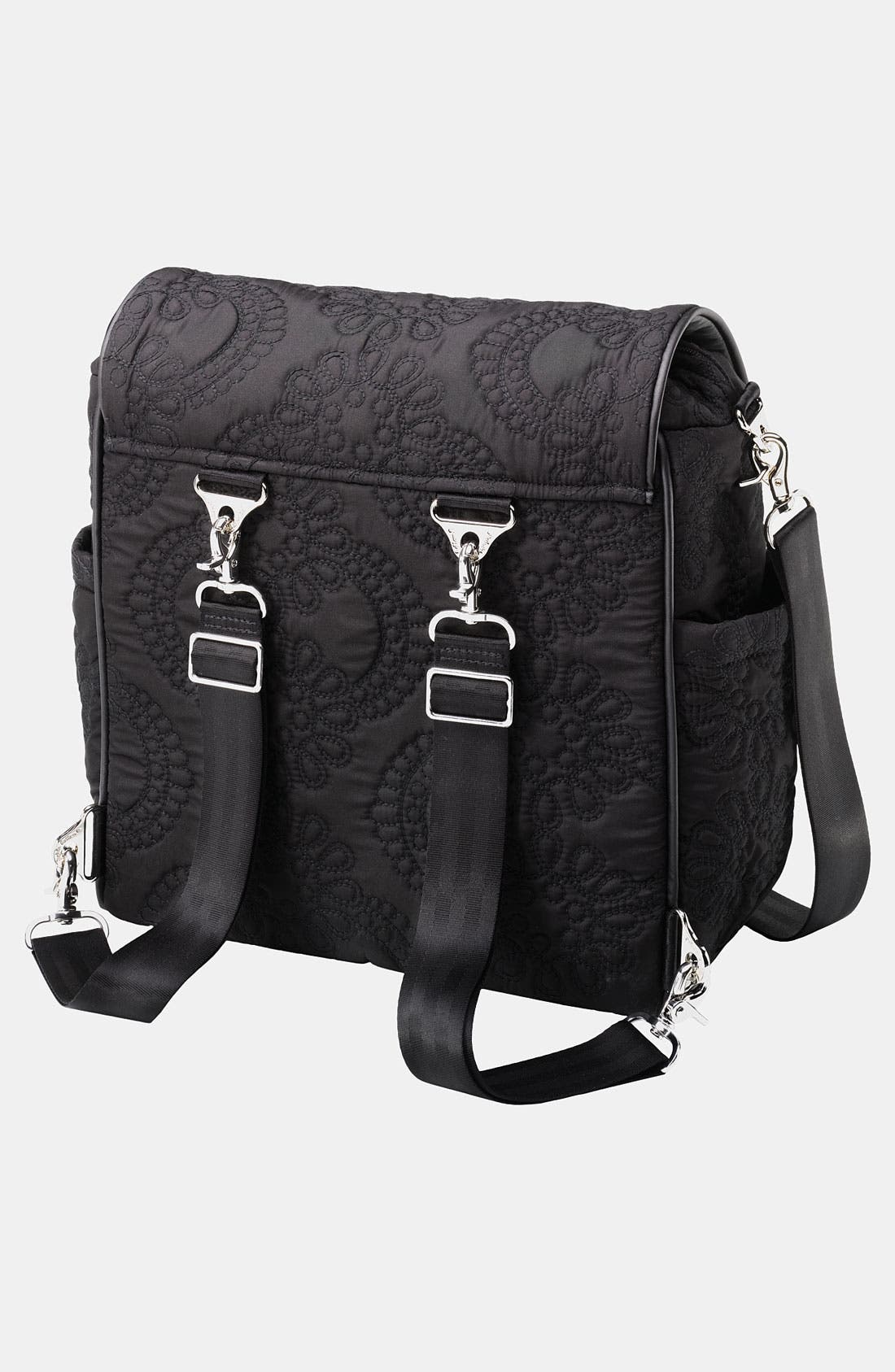Petunia Pickle Bottom 'Embossed Boxy' Magnetic Closure Backpack Diaper Bag, Alternate, color, 