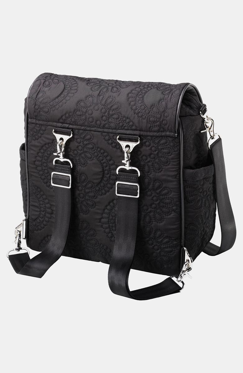 Petunia Pickle Bottom 'Embossed Boxy' Magnetic Closure Backpack Diaper Bag, Alternate, color,