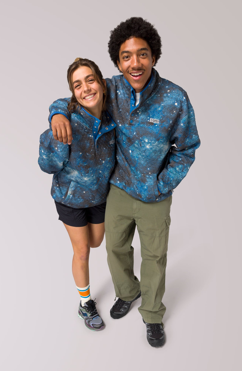 Parks Project Joshua Tree Dark Sky Quilted Pullover, Alternate, color, Dark Sky