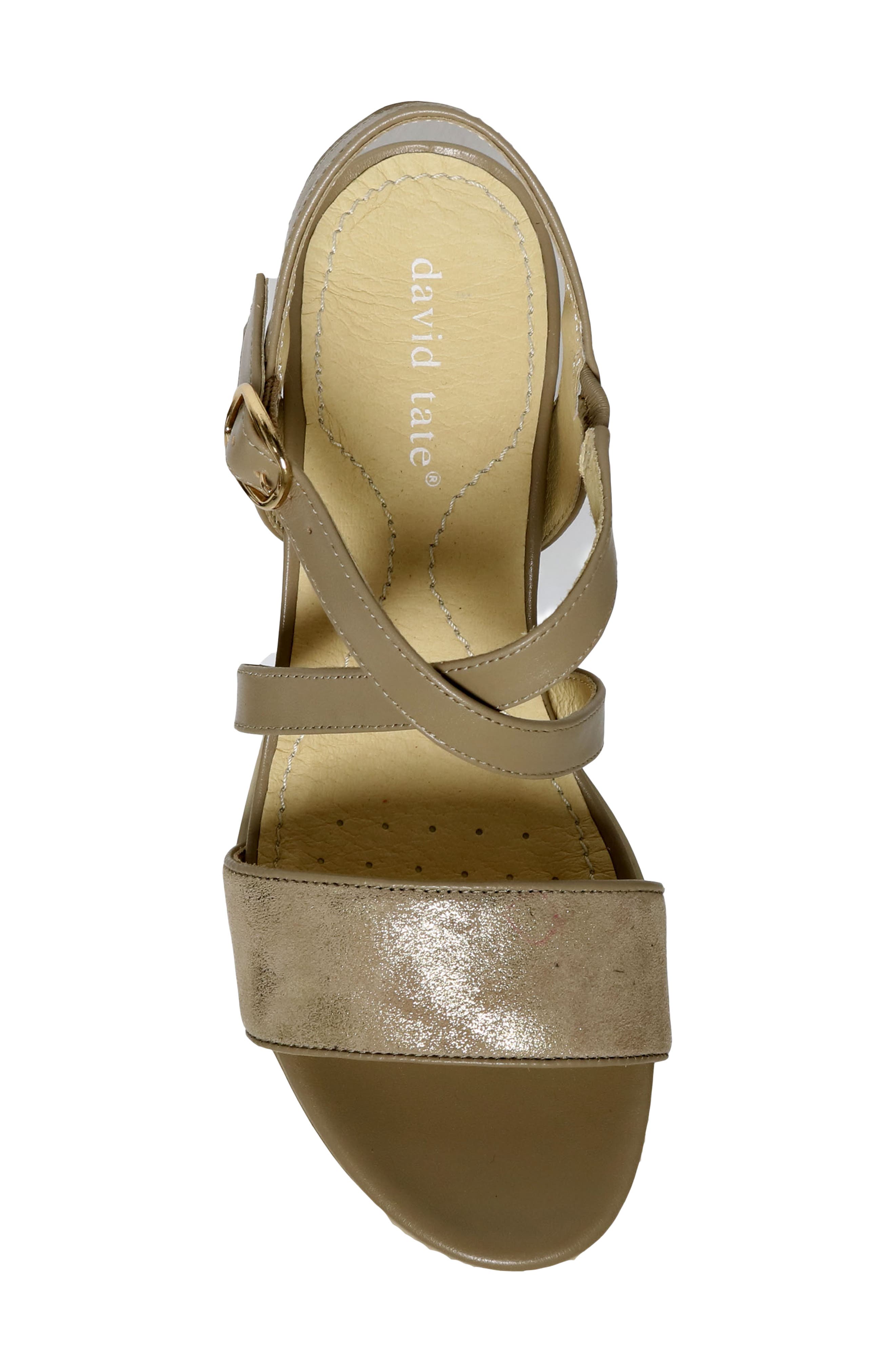 Kinsley Ankle Strap Wedge Sandal, Alternate, color, TAUPE SUEDE