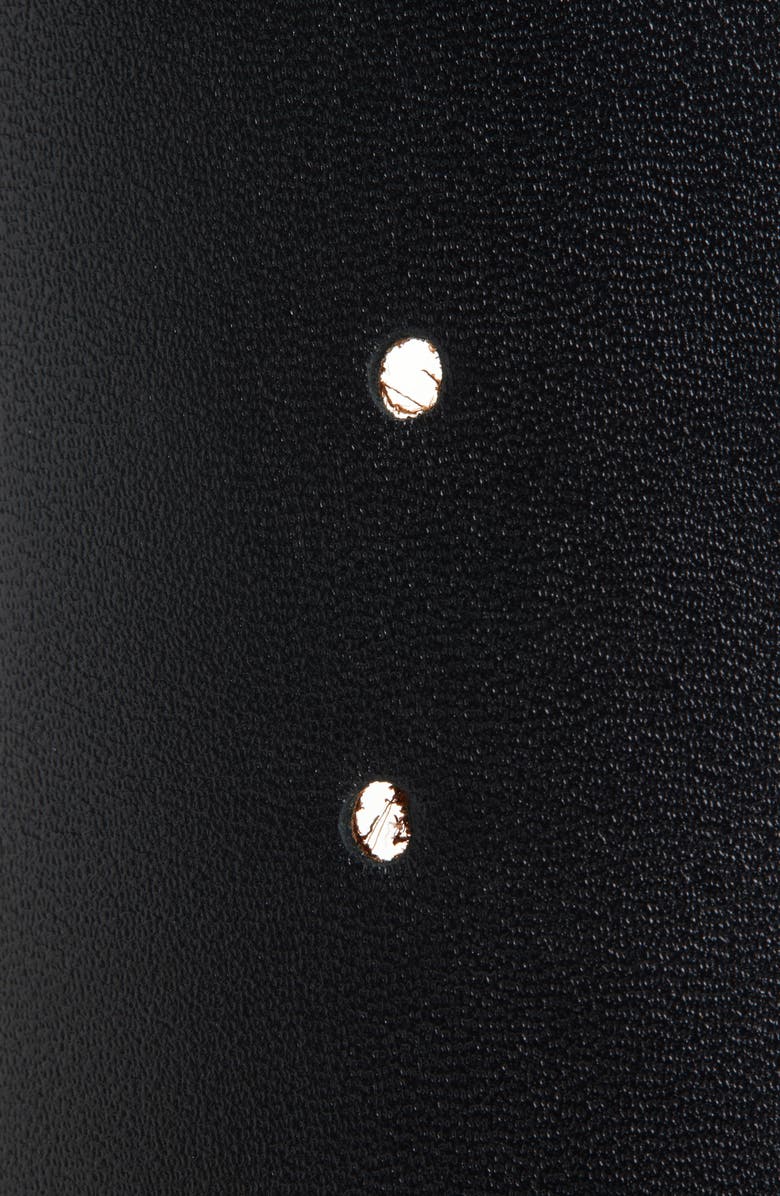 Ada Luxe Leather Belt, Alternate, color, Black