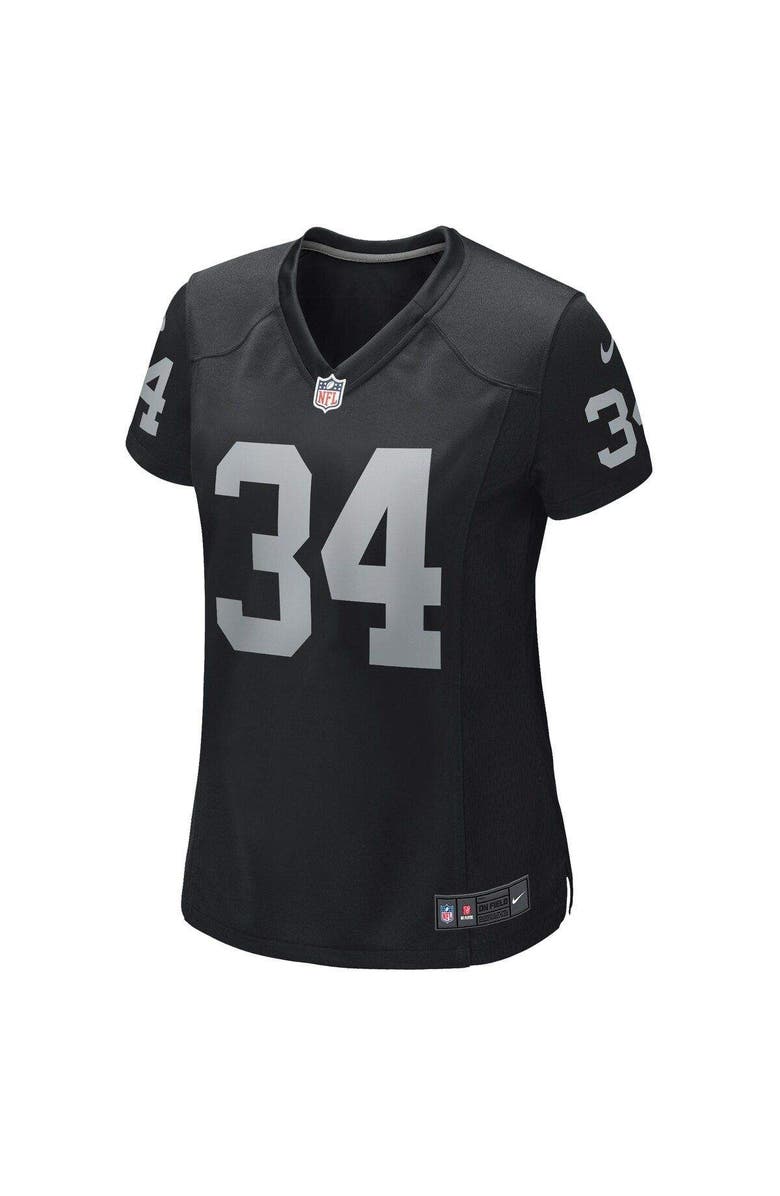 Nike Women's Nike Bo Jackson Black Las Vegas Raiders Game Retired Player Jersey, Alternate, color, 
