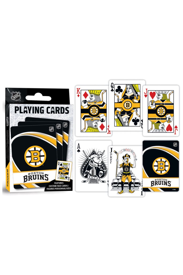 Boston Bruins Playing Cards, Alternate, color, Multicolor