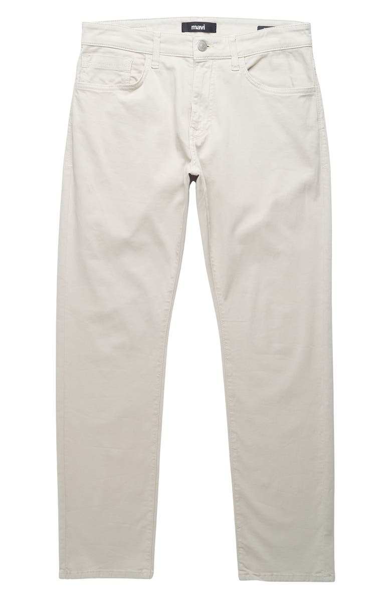 Mavi Jeans Zach Twill Straight Leg Pants, Alternate, color, Frost Twill