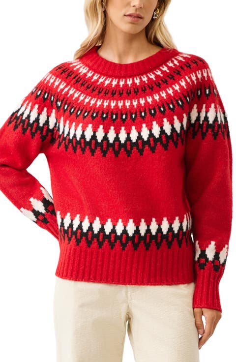 Jacquard Crewneck Sweater