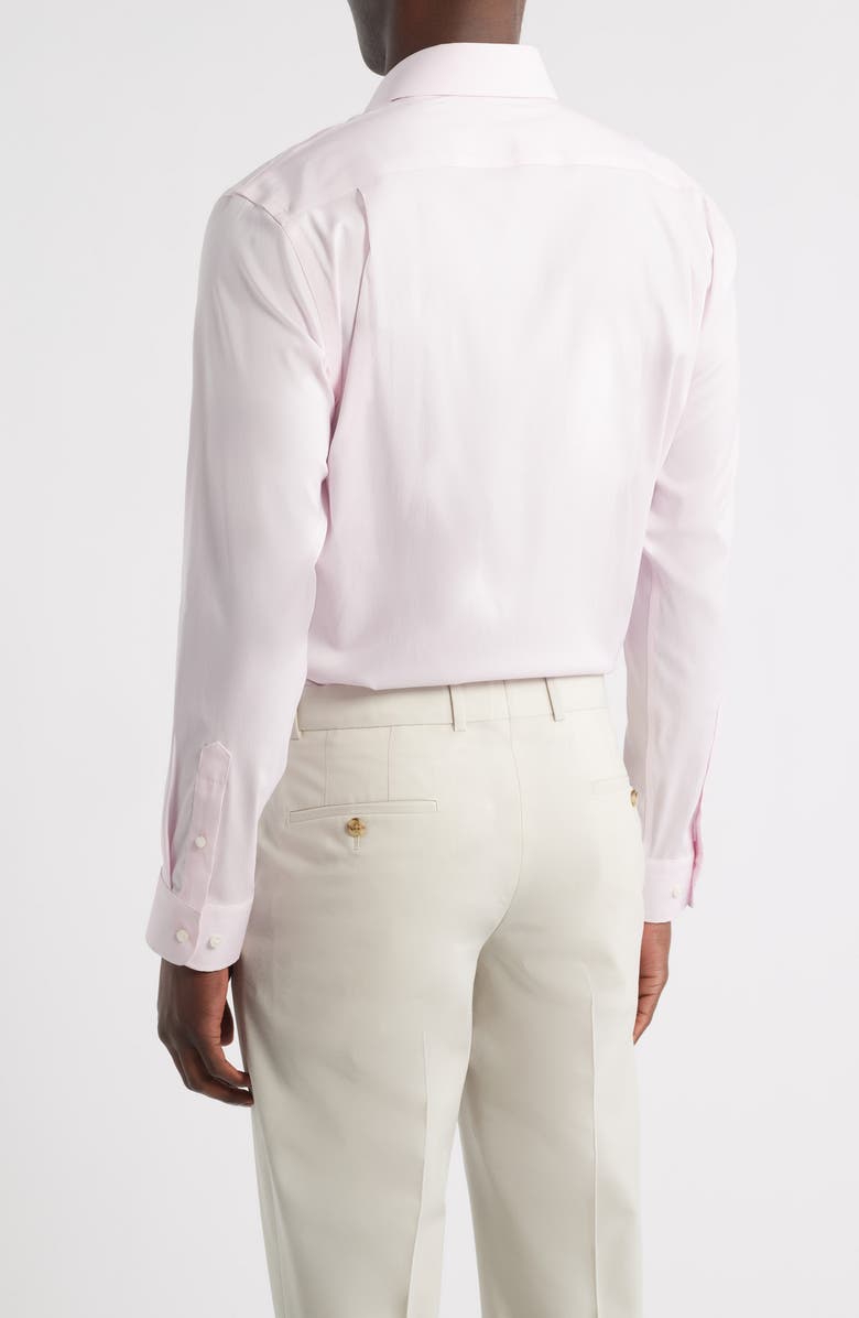 Nordstrom Trim Fit Premium Performance Dress Shirt, Alternate, color, Pink Riverton Dobby