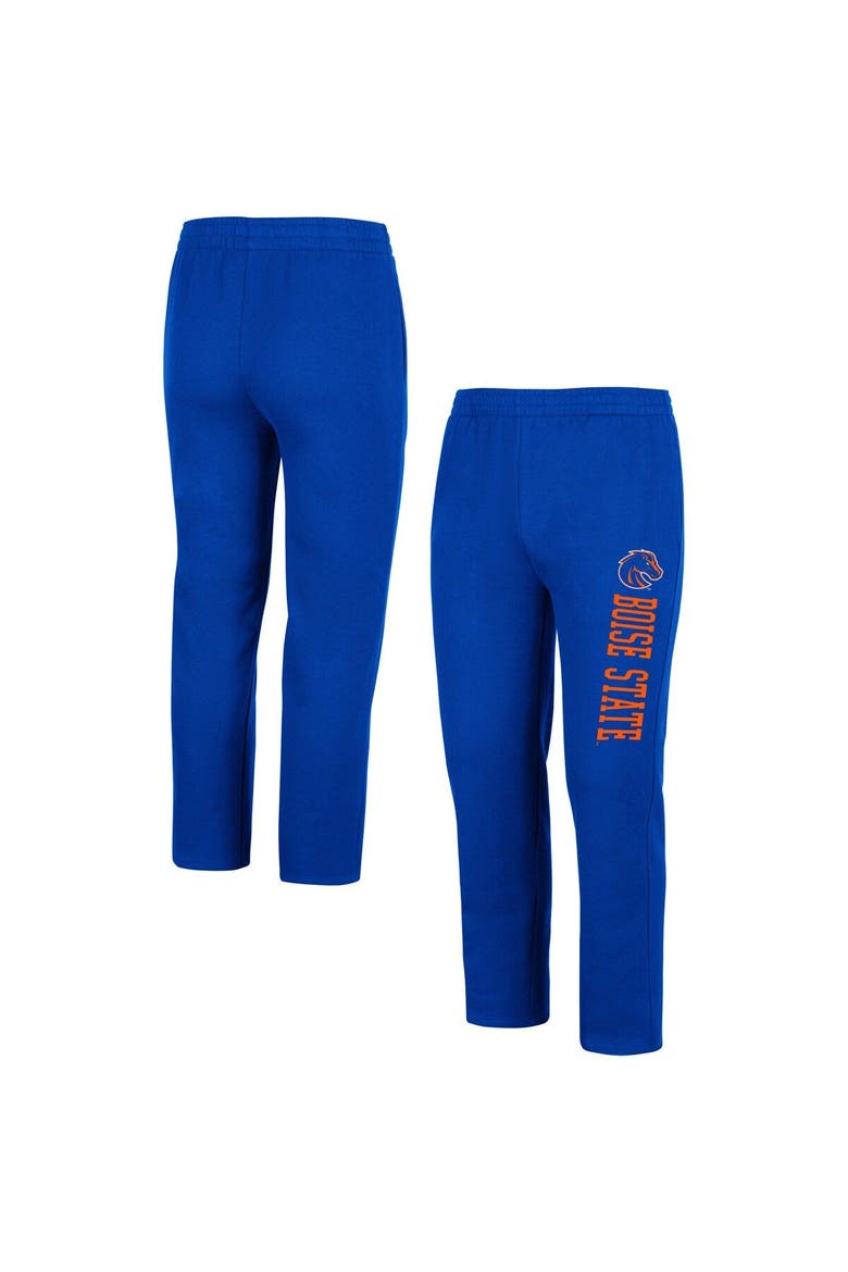 Men's Colosseum Royal Boise State Broncos Fleece Pants, Main, color, Royal