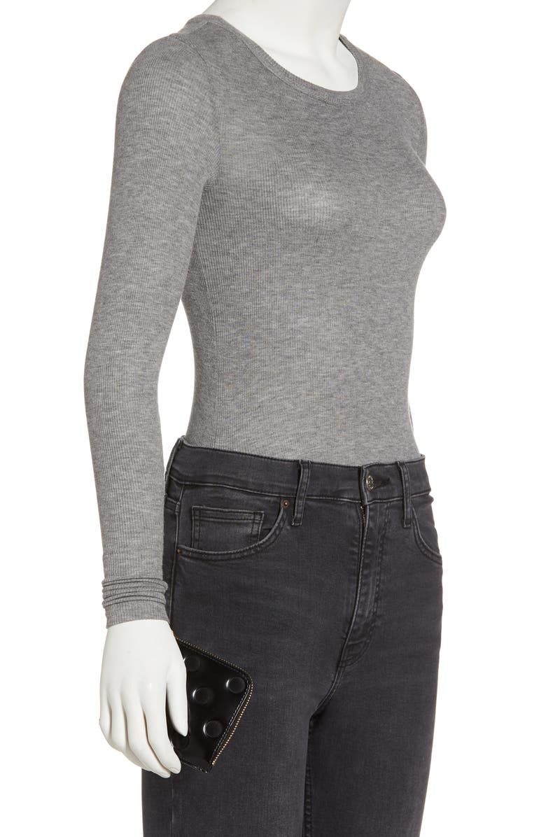 Comme des Garçons Wallets Dot Embossed Zip Around Leather Wallet, Alternate, color, Black