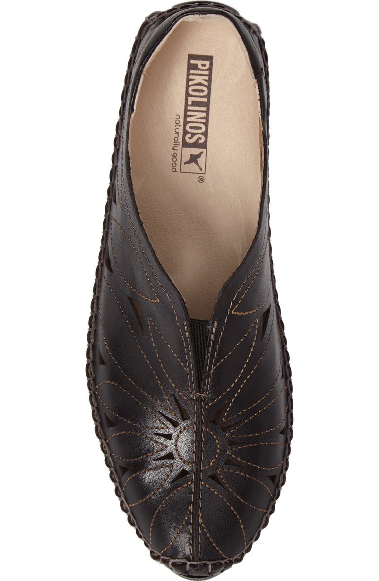 PIKOLINOS 'Jerez' Skimmer Flat, Alternate, color, Black Black