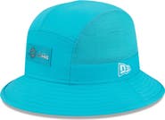 New Era Men's New Era Aqua Miami Dolphins 2025 Sideline  Bucket Hat