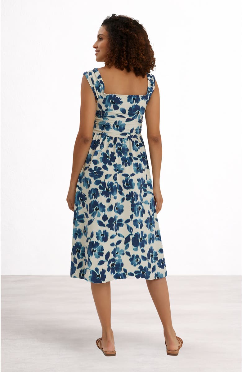 Nom Maternity Cheri Maternity & Nursing Dress, Alternate, color, Ikat Floral