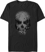 Haunted Mansion Men's Haunted Mansion Graveyard Skull  Graphic T-Shirt