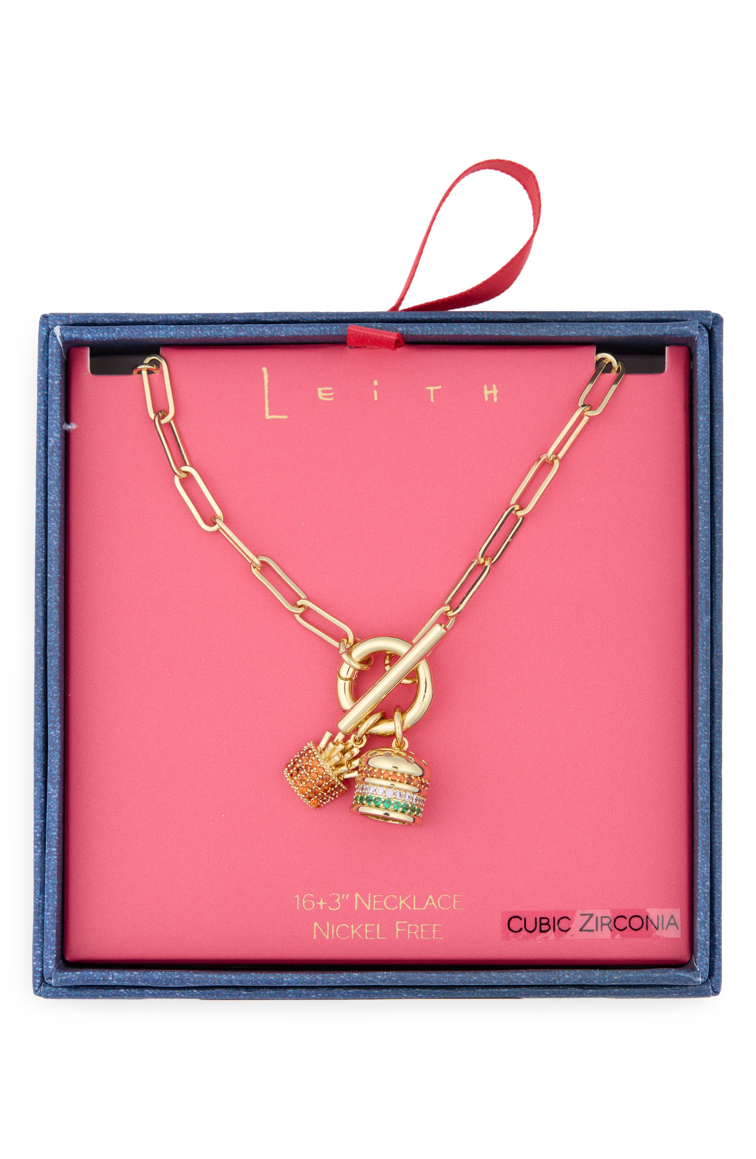 Leith Fast Food Pendant Necklace