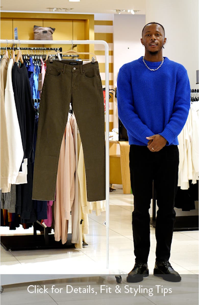 410 Athletic Straight Leg Brushed Twill Pants, sales video thumbnail