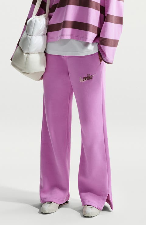 Phoenix Fleece High Waist Wide Leg Pants