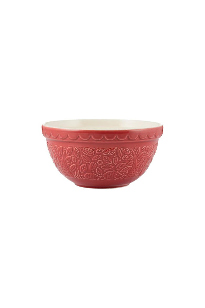 In The Forest Hedgehog Size 30 Mixing Bowl, Red, 1.15 Quart, Main, color, Red