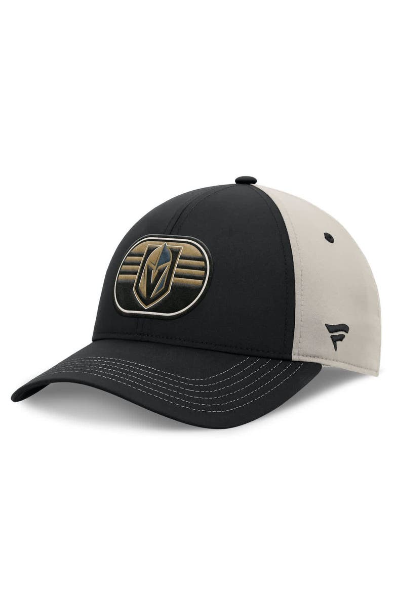 FANATICS Men's Fanatics Black/Gray Vegas Golden Knights 2025 Stanley Cup Playoffs Locker Room Trucker Adjustable Hat, Main, color, Black