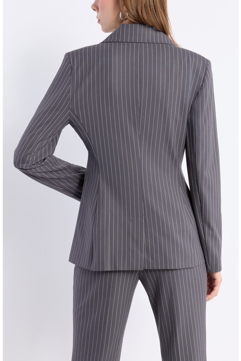 Brooklyn Blazer, Alternate, color, GREY CHARCOAL PINSTRIPE