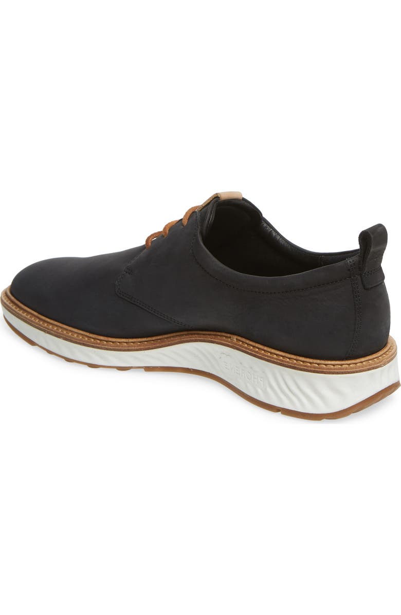 ECCO ST.1 Hybrid Plain Toe Derby, Alternate, color, Black