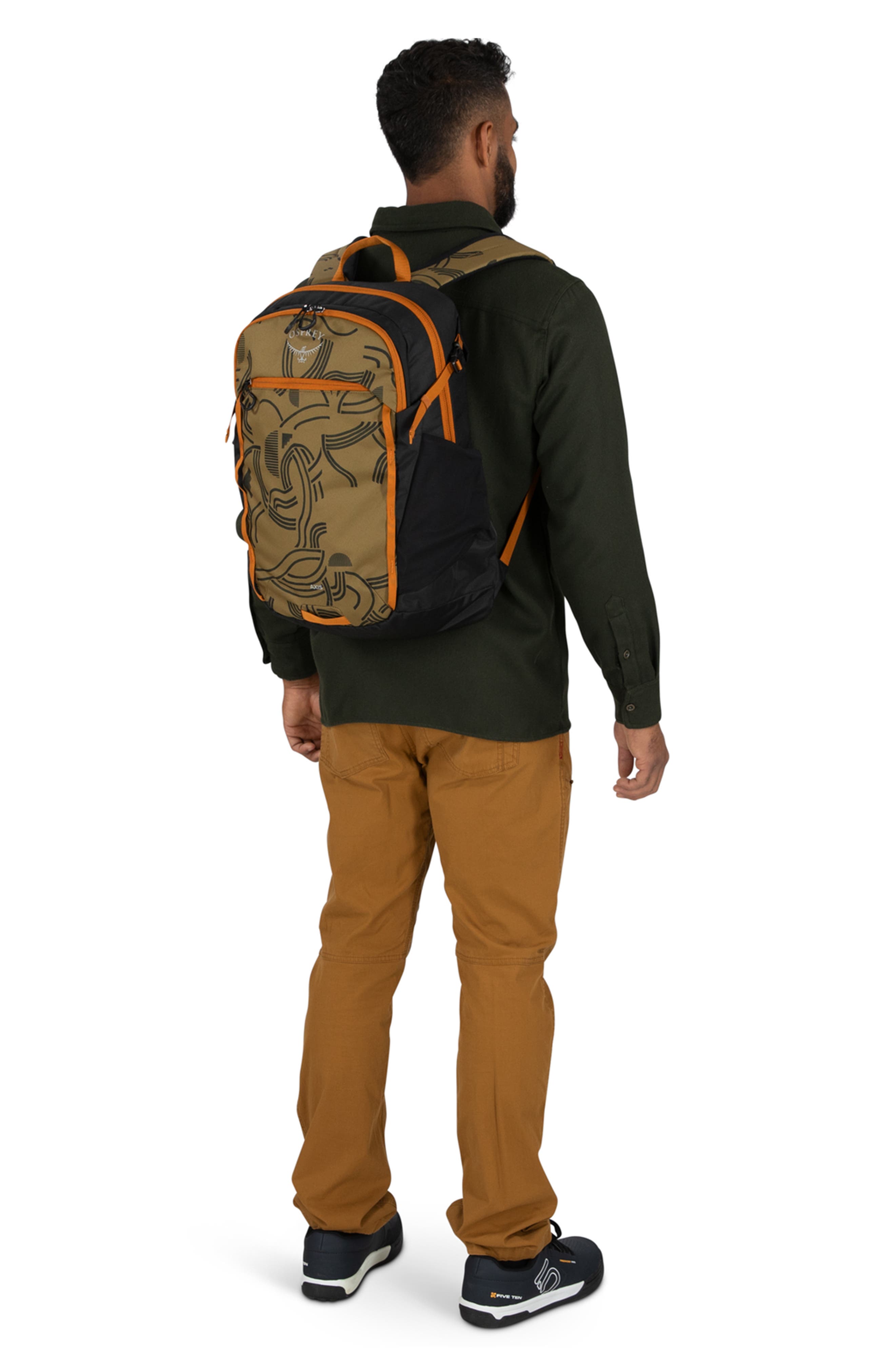 Osprey Axis Find the Way 24-Liter Backpack, Alternate, color, Find The Way Print/ Black