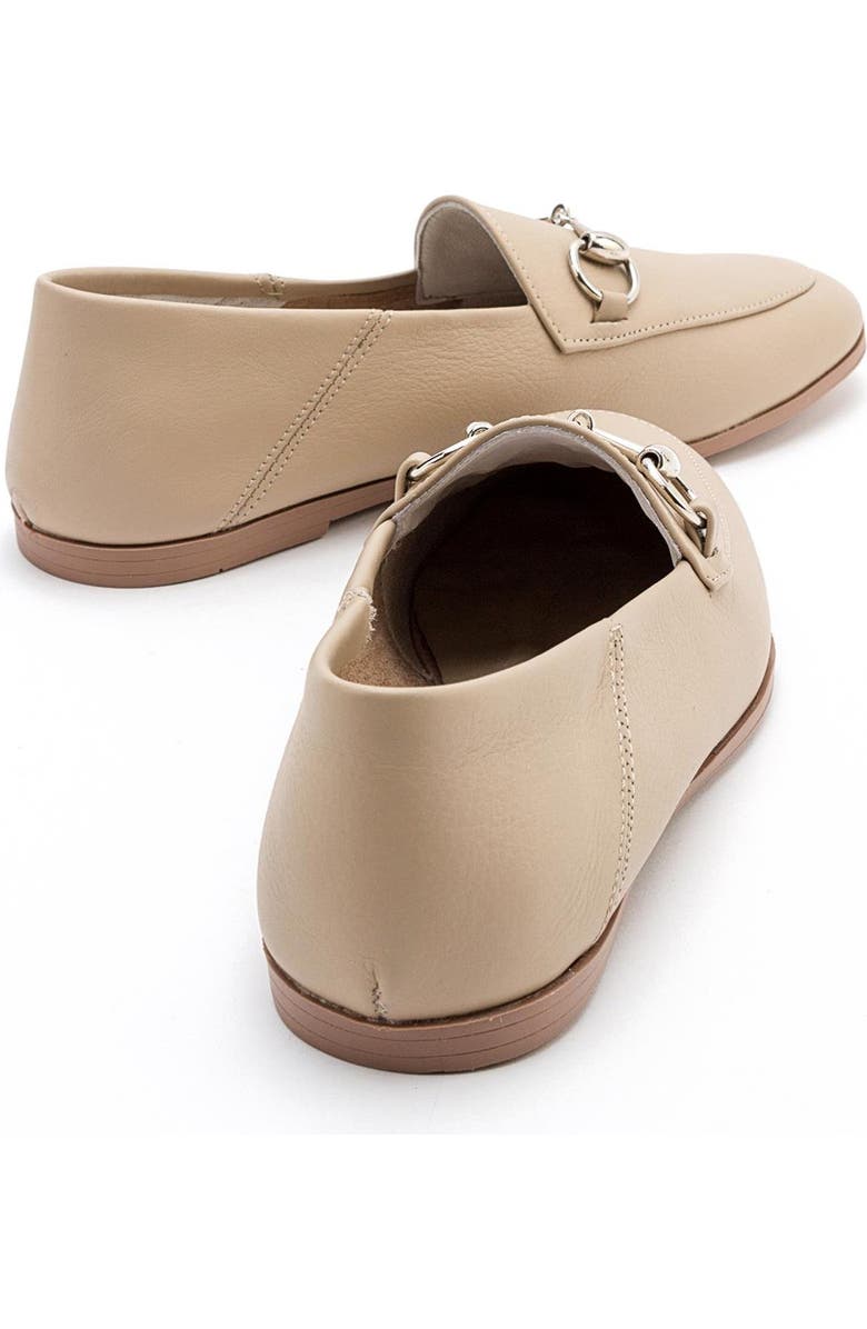 Forever & Always Shoes Penny Leather Horsebit Loafers, Alternate, color, Dark Beige Leather