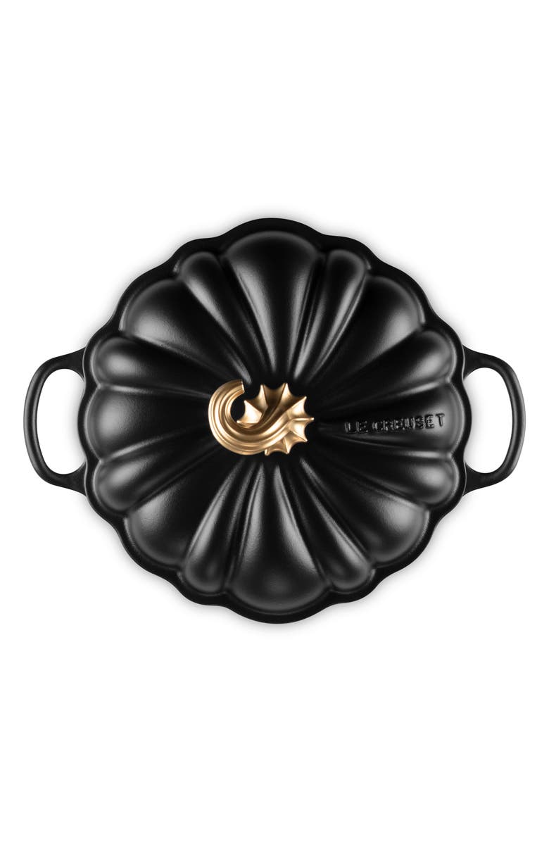 Le Creuset Figural Pumpkin Baking Dish, Alternate, color, Licorice