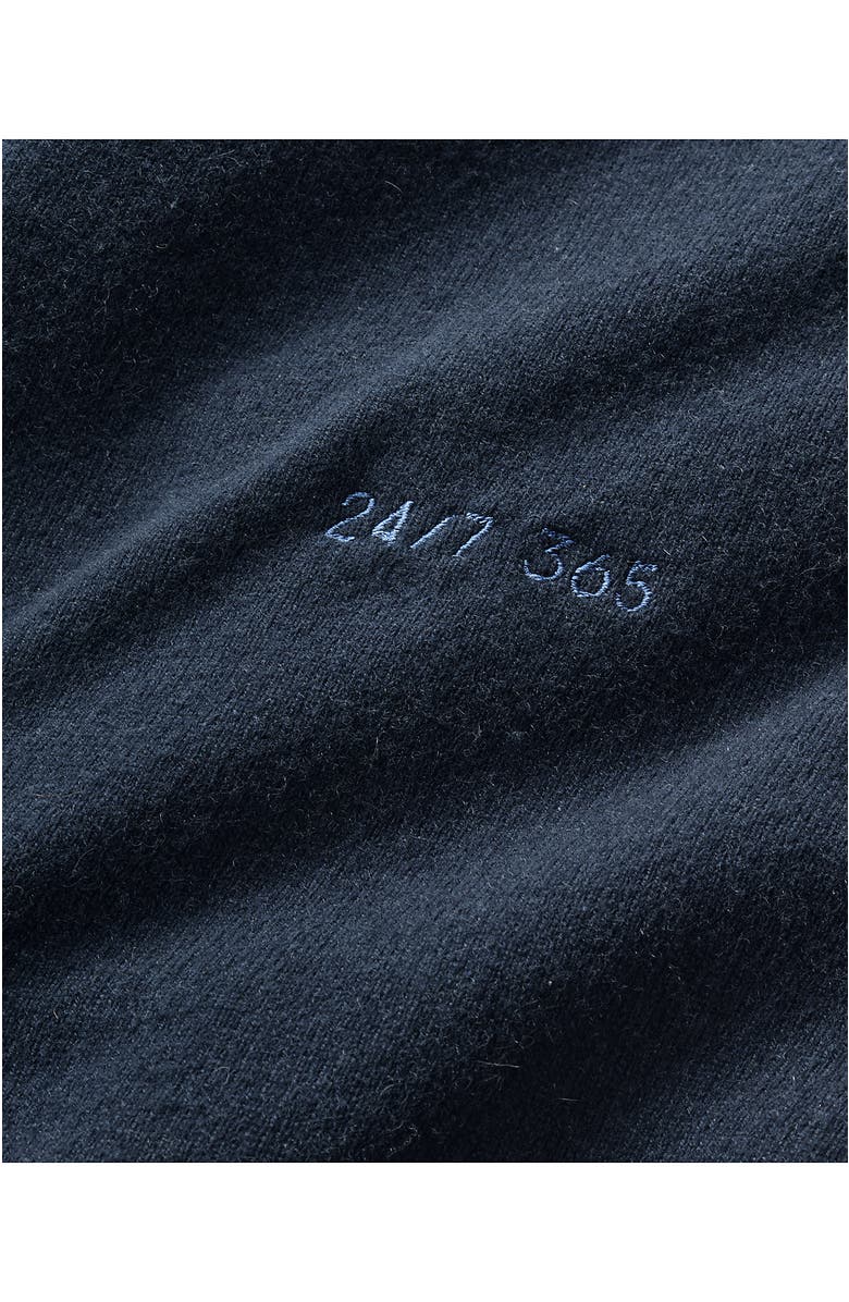 Lands' End Fine Gauge Cashmere Turtleneck Sweater, Alternate, color, Black