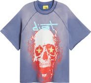 DIET STARTS MONDAY Skull Graphic T-Shirt