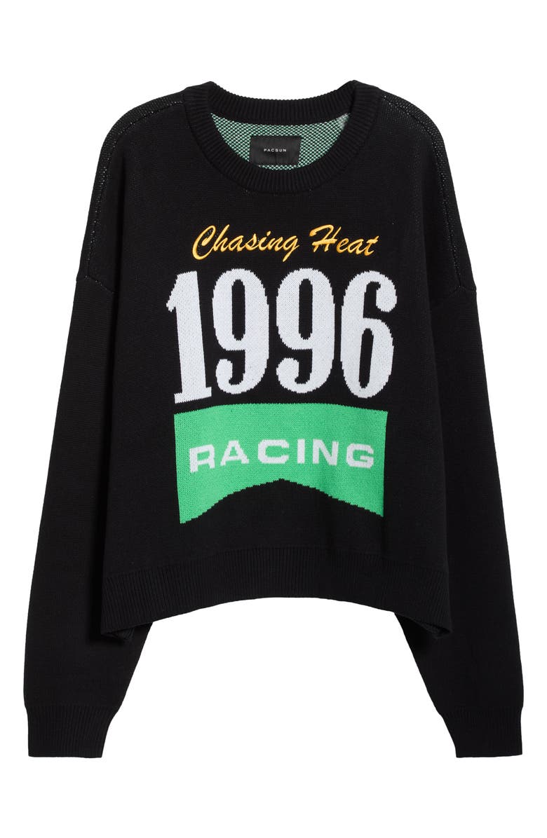 PacSun Limitless Oversize Sweater, Alternate, color, Black