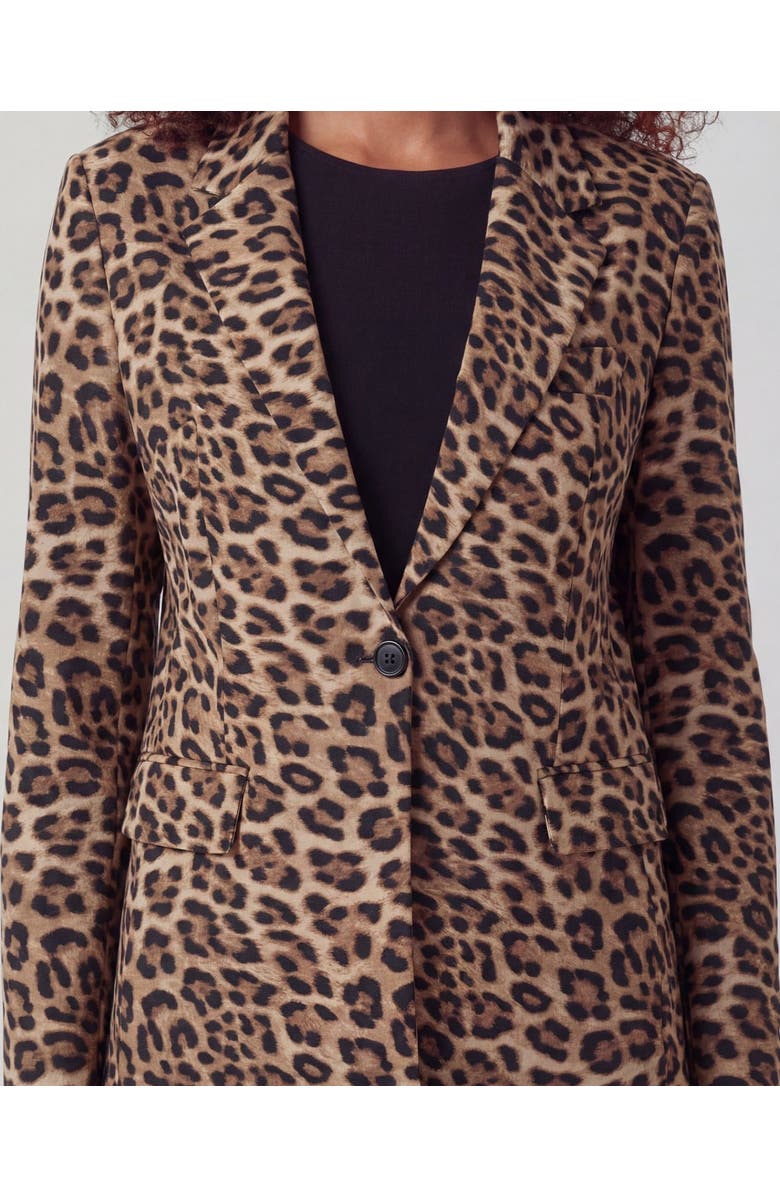 Lords of Harlech Leopard Womens Tailored Blazer, Alternate, color, Leopard Brown