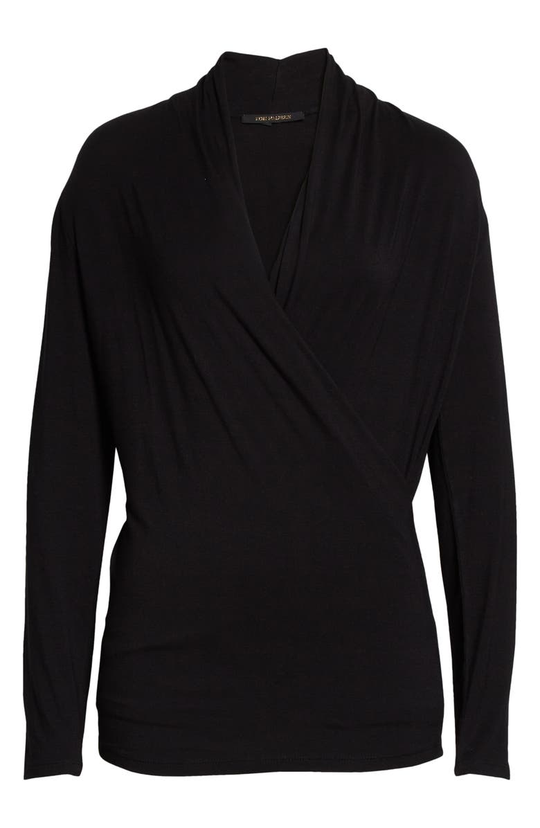 KOBI HALPERIN Ava Wrap Front Top, Alternate, color, 