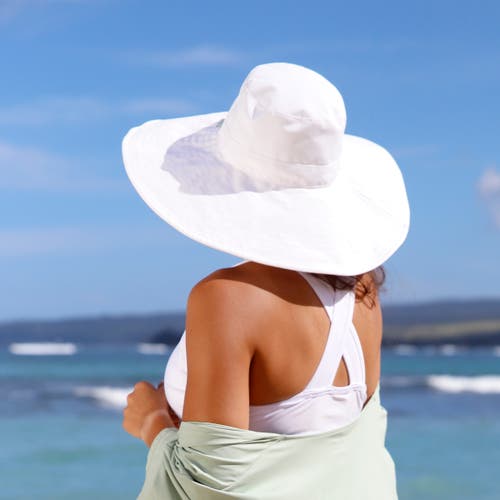 Uv Skinz Max Shade Hat In White