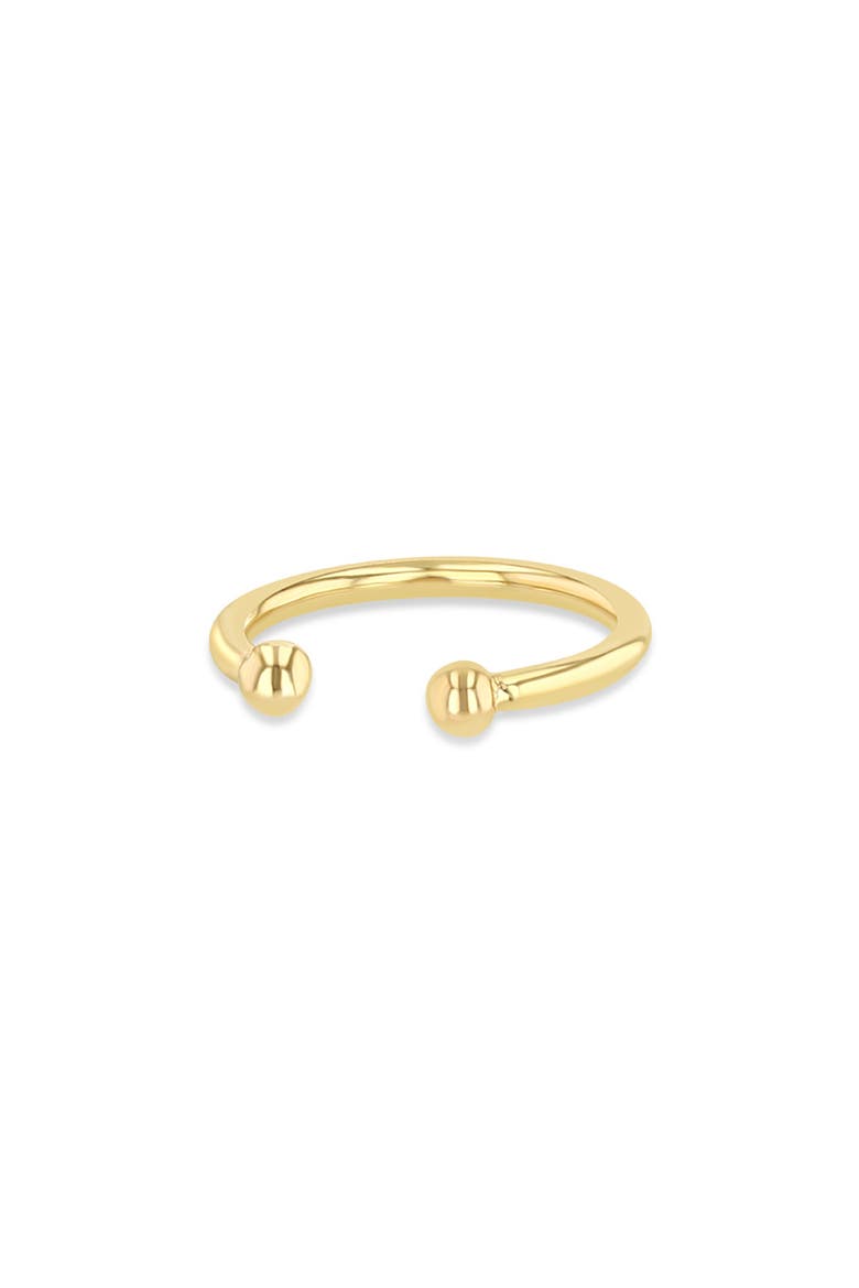 Zoè Chicco Single Round Wire Ear Cuff, Main, color, 14K YELLOW GOLD