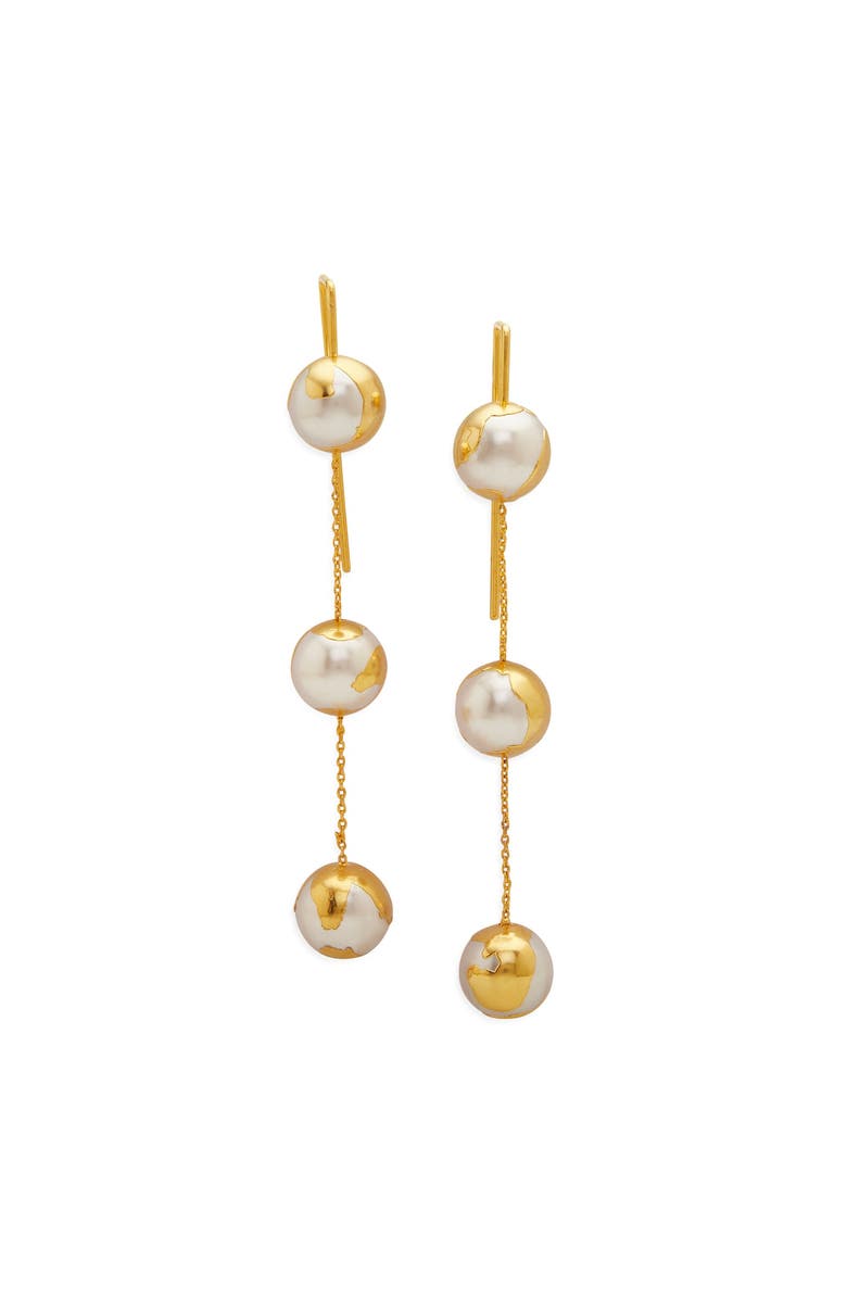 Dhwani Bansal SELENE EARRINGS, Main, color, Gold Plated