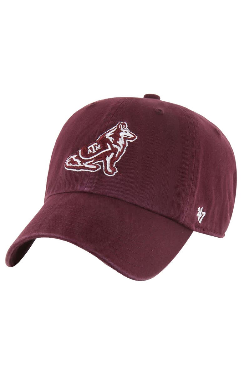 '47 Men's '47 Maroon Texas A&M Aggies Clean Up Adjustable Hat, Main, color, Maroon