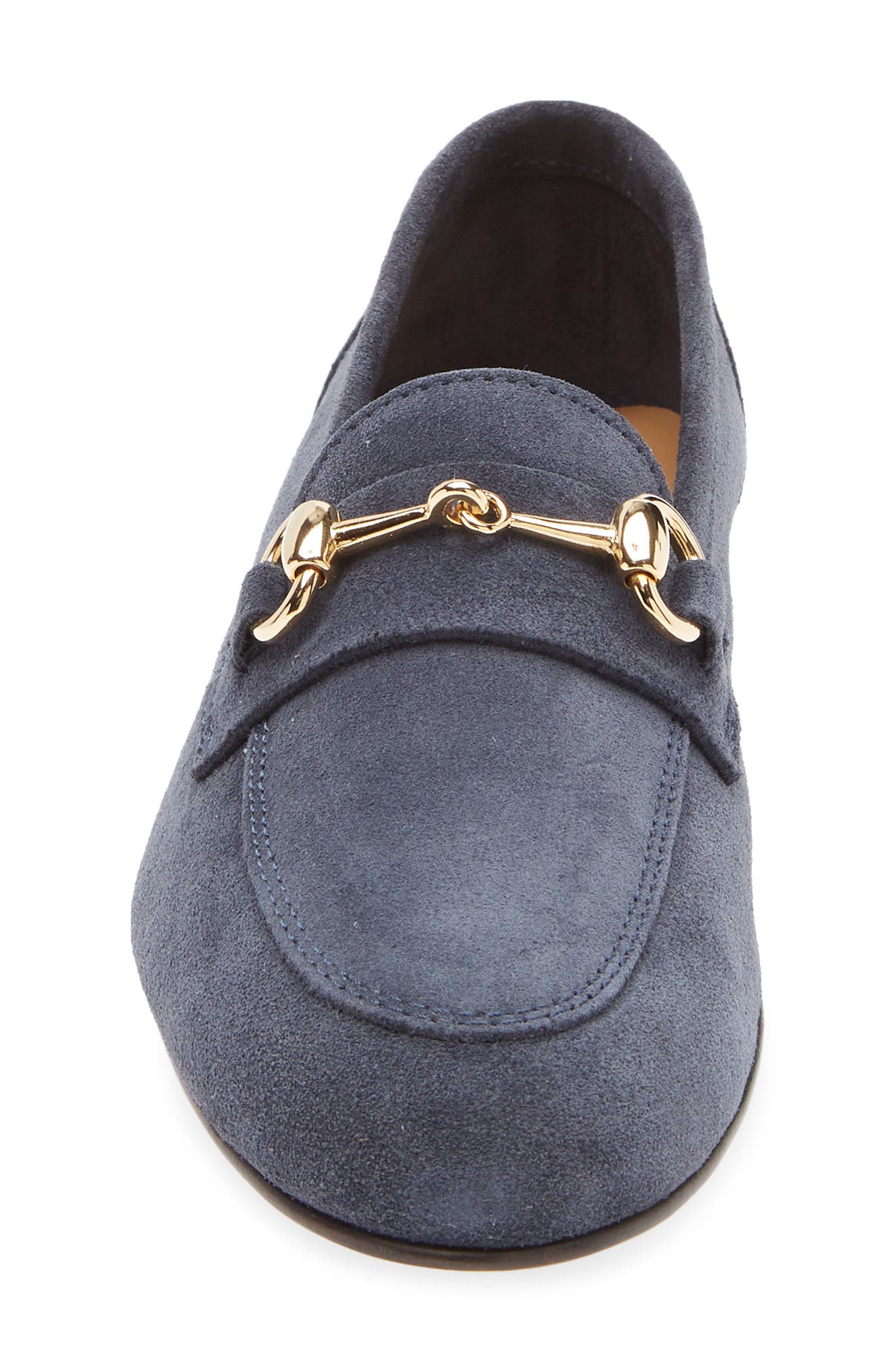 Bruno Magli Cassie Bit Loafer, Alternate, color, Navy Suede